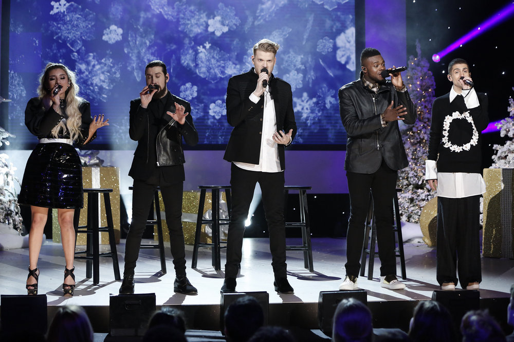 First Look Pentatonix Performs For NBC Christmas Special Christmas