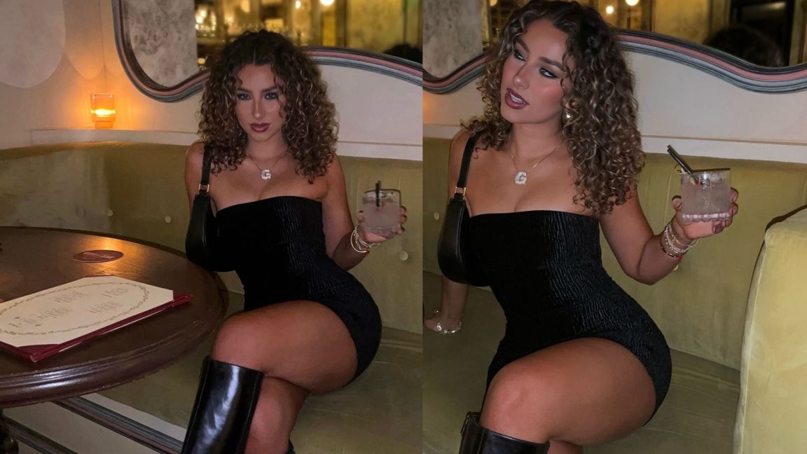 Dasha Poses Backstage In Stunning Performance Outfit After Making Cmt