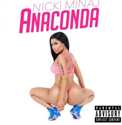 The cover for Nicki Minaj's "Anaconda" single