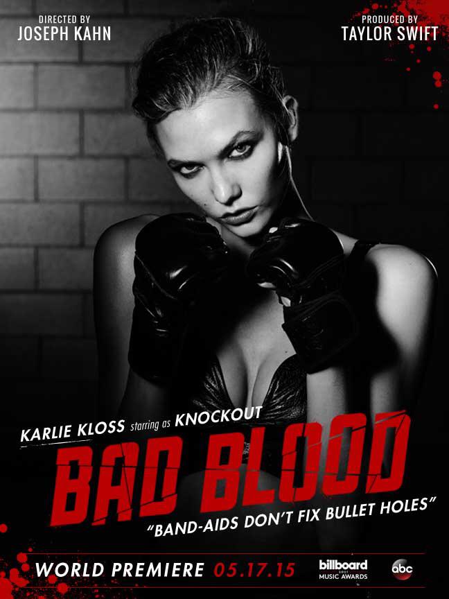 Karlie Kloss as "Knockout" in the Bad Blood video