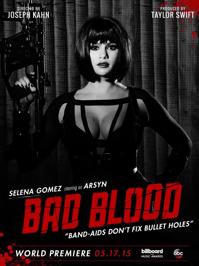 Selena Gomez as Arsyn in Taylor Swift's Bad Blood music video