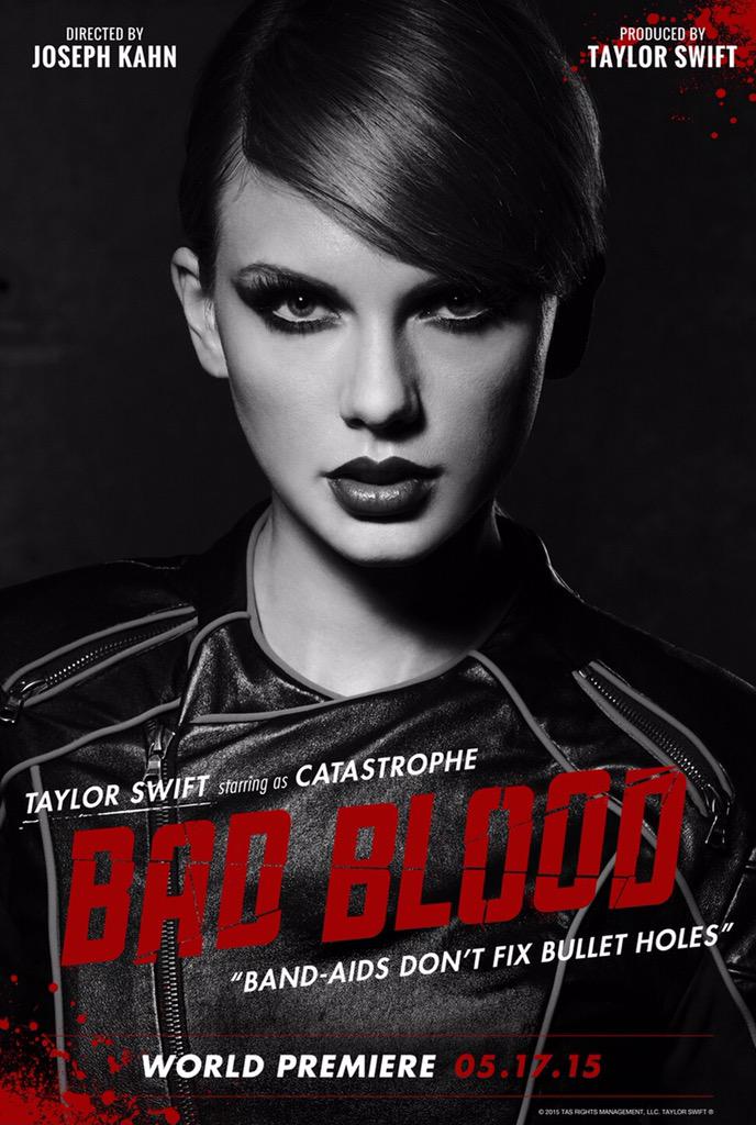 Taylor Swift's Bad Blood video poster