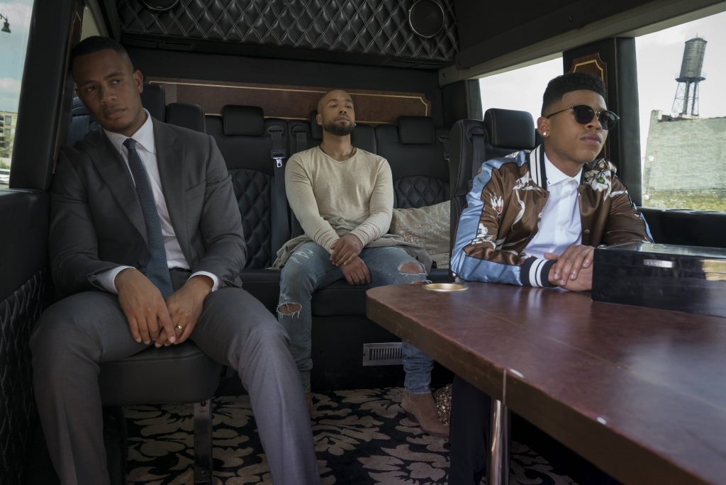 EMPIRE: Pictured L-R: Trai Byers, Jussie Smollett and Bryshere Gray in the "What Remains is Bestial" episode of EMPIRE airing Wednesday, Oct. 5 (9:00-10:00 PM ET/PT) on FOX. ©2016 Fox Broadcasting Co. CR: Chuck Hodes/FOX