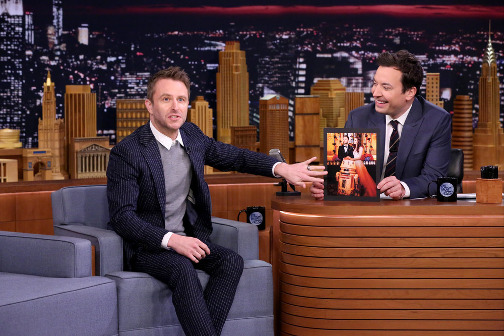 THE TONIGHT SHOW STARRING JIMMY FALLON -- Episode 0574 -- Pictured: (l-r) Comedian Chris Hardwick during an interview with host Jimmy Fallon on November 18, 2016 -- (Photo by: Andrew Lipovsky/NBC)