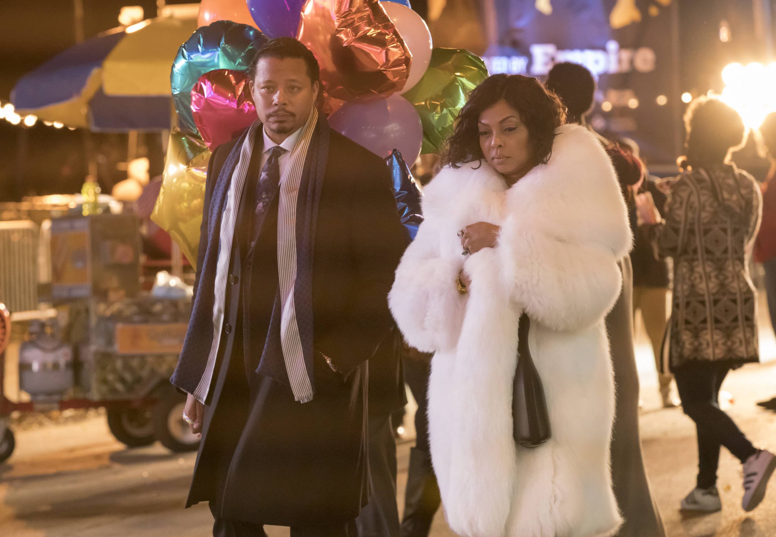 EMPIRE: Pictured L-R: Terrence Howard and Taraji P. Henson in the "A Furnace For your Foe" fall finale episode of EMPIRE airing Dec. 14 (8:00-9:00 PM ET/PT) on FOX. ©2016 Fox Broadcasting Co. CR: Chuck Hodes/FOX