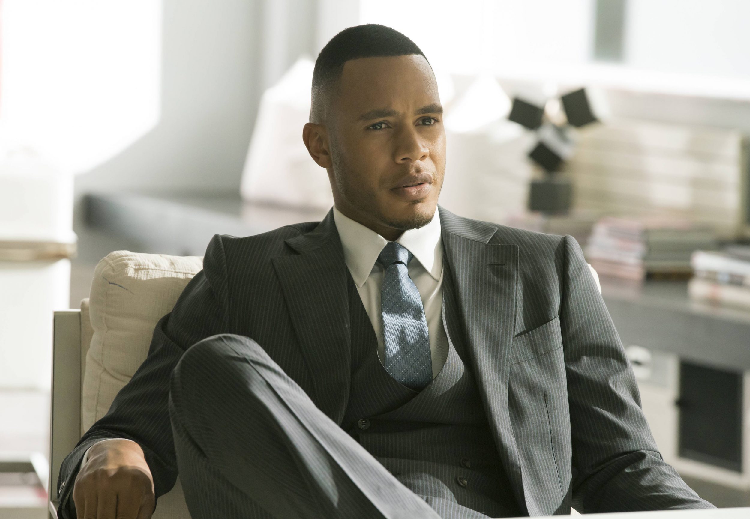 EMPIRE: Trai Byers in the "The Unkindest Cut" episode of EMPIRE airing Dec. 7 (9:00-10:00 PM ET/PT) on FOX. ©2016 Fox Broadcasting Co. CR: Chuck Hodes/FOX