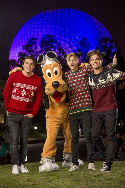 DISNEY CHANNEL – Talent from Disney Channel were at the Walt Disney World Resort in Orlando, Florida during the taping for “Disney Parks Presents: A Descendants Magical Holiday Celebration” that will air Friday, November 25 on Disney Channel. (Disney Channel/Kent Phillips) FOREVER IN YOUR MIND, PLUTO