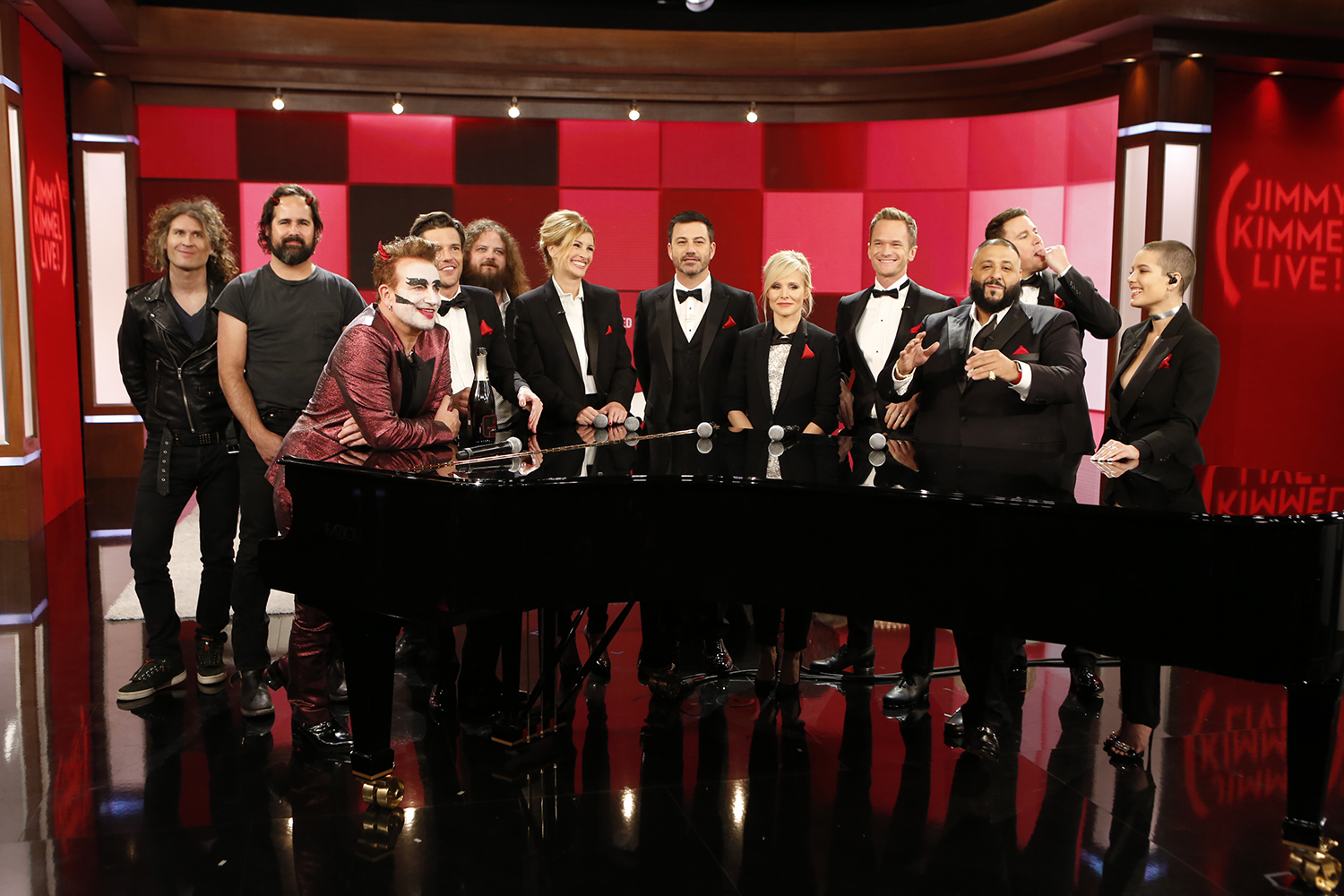 Jimmy Kimmel Live Red Episode [Photo via FYI]