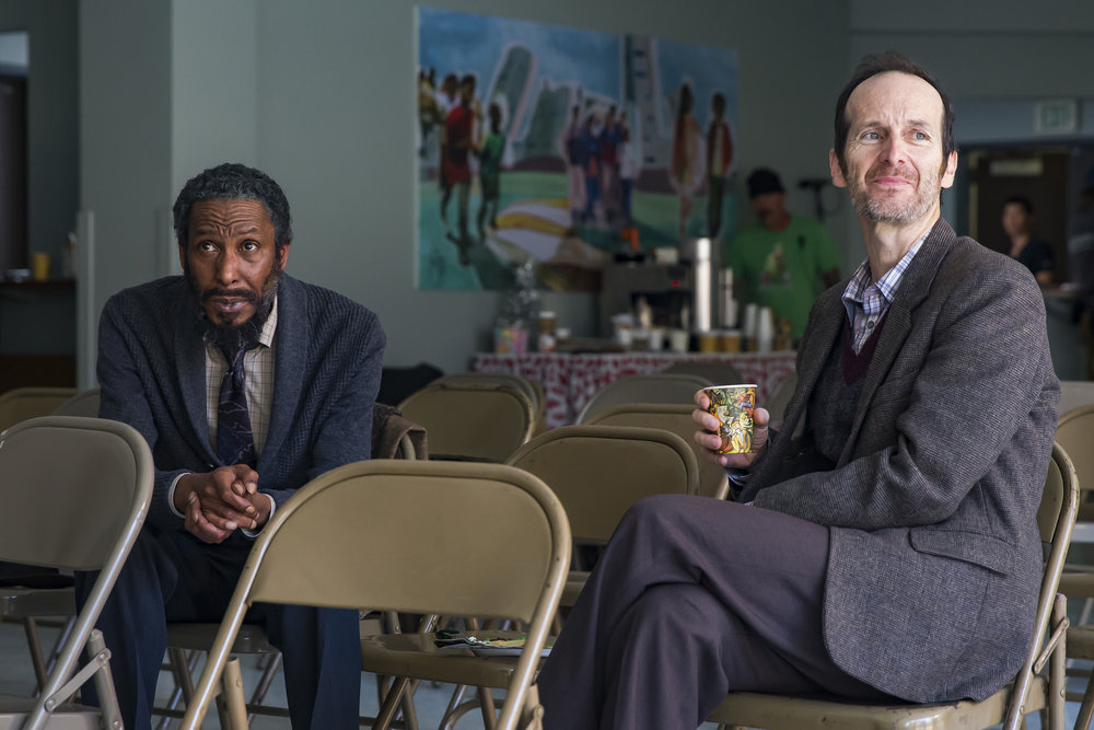 THIS IS US -- "Last Christmas" Episode 110 -- Pictured: (l-r) Ron Cephas Jones as William, Denis O'Hare as Jesse -- (Photo by: Ron Batzdorff/NBC)