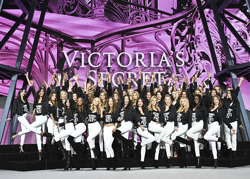 "For the first time, the Victoria's Secret Angels are filmed in Paris for THE VICTORIA'S SECRET FASHION SHOW, broadcast Monday, Dec. 5 (10:00-11:00 PM, ET/PT) on the CBS Television Network.  The world's most celebrated fashion show will be seen in more than 190 countries. Merging fashion, fantasy and entertainment, the lingerie runway show will include pink carpet interviews, model profiles, a behind-the-scenes look at the making of the show in the City of Lights and musical performances by Lady Gaga, Bruno Mars, and The Weeknd." Pictured: Angels: Adriana Lima, Alessandra Ambrosio, Lily Aldridge, Elsa Hosk, Martha Hunt, Lais Ribeiro, Sara Sampaio, Stella Maxwell, Romee Strijd, Taylor Hill, Jasmine Tookes, Josephine Skriver, with models: Alanna Arrington, Kendall Jenner, Gigi Hadid, Bella Hadid, Bridget Malcolm , Brooke Perry, Cindy Bruna, Devon Windsor, Dilone, Elsa Hosk, Flavia Lucini, Georgia Fowler, Grace Elizabeth, Camille Rowe, Herieth Paul, Jourdana Phillips, Kate Grigorieva, Kate Lindgard, Kelly Gale, Lais Oliveira, Lameka Fox, Leomie Anderson, Liu Wen, Luma Grothe, Maggie Laine, Megan Williams, Ming Xi, Rachel Hilbert, Sanne Vloet, Sui He, Xiao Wen, Zuri Tibby, Barbara Fialho, Joan Smalls, Lily Donaldson, Maria Borges, Iza Goulart, Daniela Braga, Valery Kaufman and Megan Williams.  Photo: Michele Crowe/CBS ÃÂ©2016 CBS Broadcasting, Inc. All Rights Reserved