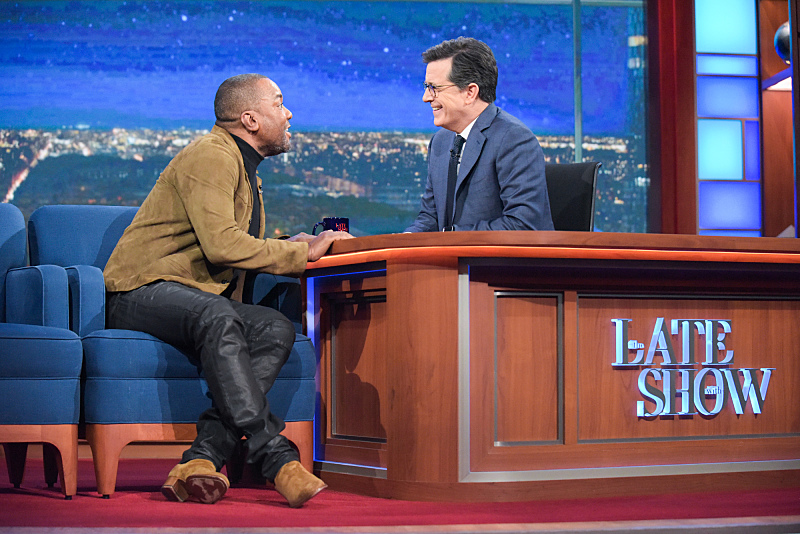 The Late Show with Stephen Colbert and  guest Lee Daniels during Tuesday's 12/13/16 show in New York. Photo: Scott Kowalchyk/CBS ÃÂ©2016CBS Broadcasting Inc. All Rights Reserved.