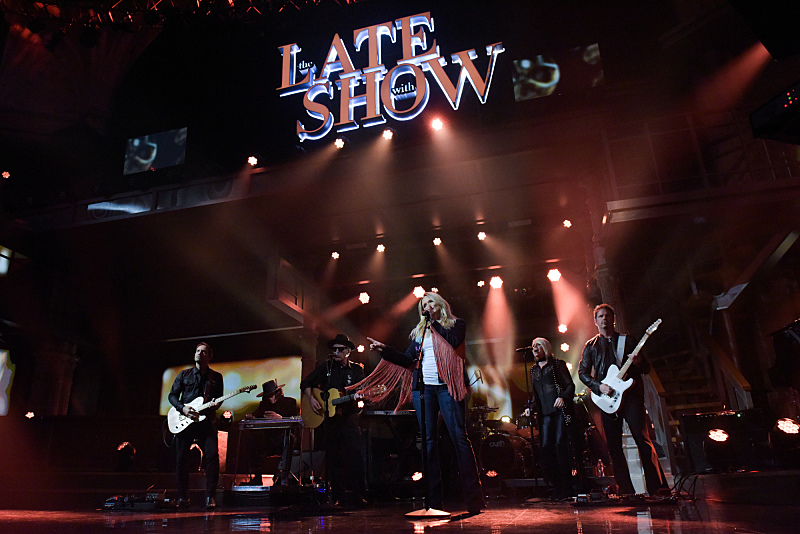 The Late Show with Stephen Colbert and  guest Miranda Lambert during Tuesday's 12/13/16 show in New York. Photo: Scott Kowalchyk/CBS ÃÂ©2016CBS Broadcasting Inc. All Rights Reserved.