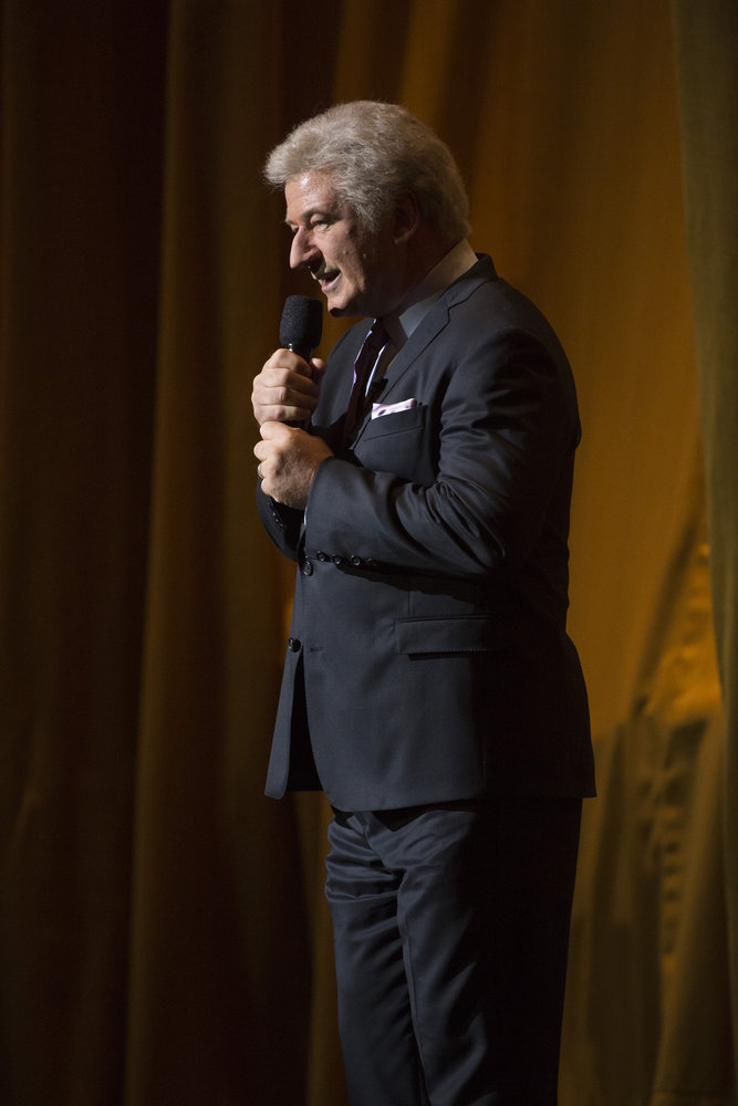 TONY BENNETT CELEBRATES 90: THE BEST IS YET TO COME -- Concert -- Pictured: Alec Baldwin as Tony Bennett -- (Photo by: Virginia Sherwood/NBC)