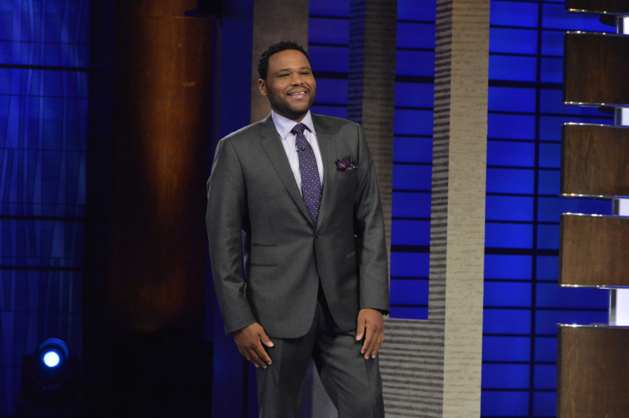TO TELL THE TRUTH - The season premiere of "To Tell the Truth," Episode 206, SUNDAY, JANUARY 1 (9:00-10:00 p.m. EST), features Ashley Graham, Jalen Rose, Angela Kinsey and Donald Faison on the celebrity panel. In this episode the panel is faced with finding the national champion Sumo wrestler, the inventor of the hashtag, the creator of the language Dothraki used on "Game of Thrones," an original dancer from "Soul Train" and someone who has survived a bear attack. (ABC/Lisa Rose) ANTHONY ANDERSON