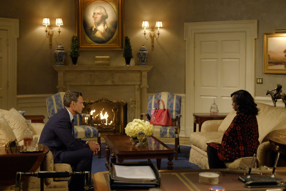 SCANDAL - "Survival of the Fittest" - The election results for the presidential race between Mellie Grant and Francisco Vargas are announced, and the shocking results lead to an explosive outcome, on the highly anticipated season premiere of "Scandal," airing on THURSDAY, JANUARY 19 (9:00-10:00 p.m. EST), on the ABC Television Network. (ABC/Tony Rivetti) GARY ROBINSON, KERRY WASHINGTON