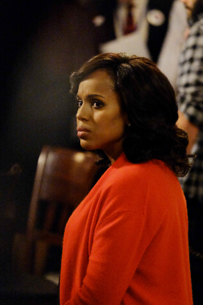 SCANDAL - "Survival of the Fittest" - The election results for the presidential race between Mellie Grant and Francisco Vargas are announced, and the shocking results lead to an explosive outcome, on the highly anticipated season premiere of "Scandal," airing on THURSDAY, JANUARY 19 (9:00-10:00 p.m. EST), on the ABC Television Network. (ABC/Tony Rivetti) KERRY WASHINGTON