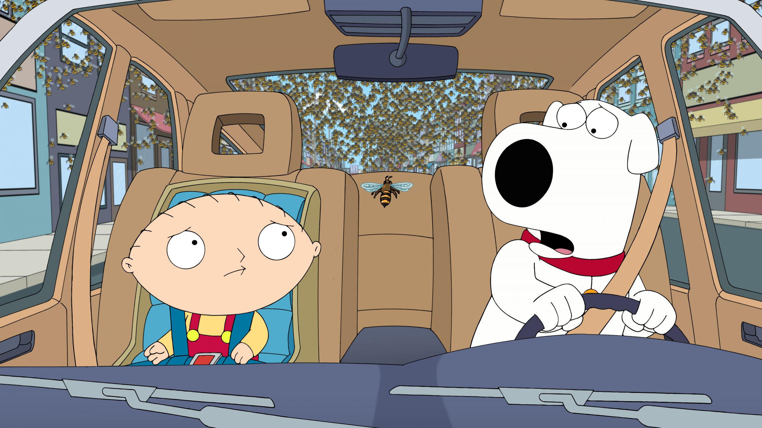 FAMILY GUY: Stewie begins beekeeping in the ÒGronkowsbeesÓ episode of FAMILY GUY airing Sunday, Jan. 15 (9:30-10:00 PM ET/PT) on FOX. FAMILY GUY ª and © 2016 TCFFC ALL RIGHTS RESERVED. CR: FOX