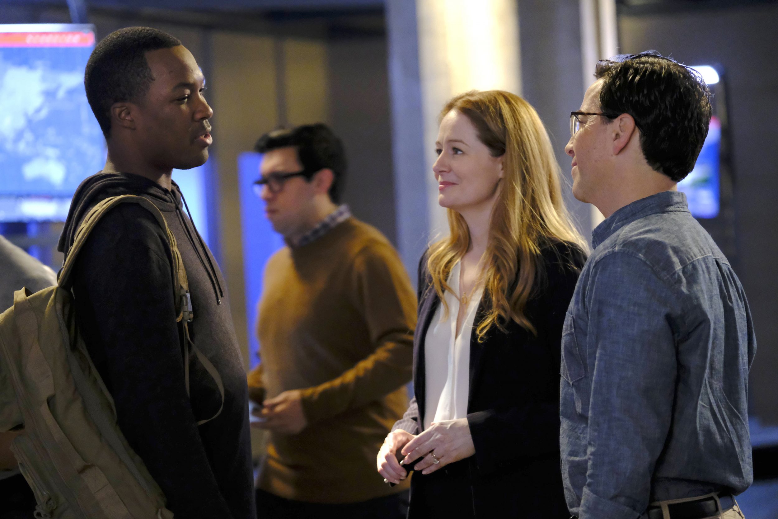 24: LEGACY: L-R: Corey Hawkins, Miranda Otto and Dan Bucatinsky in the “3:00 PM-4:00 PM” episode of 24: LEGACY airing Monday, Feb. 20 (8:00-9:01 PM ET/PT) on FOX. ©2017 Fox Broadcasting Co. Cr: Guy D'Alema/FOX