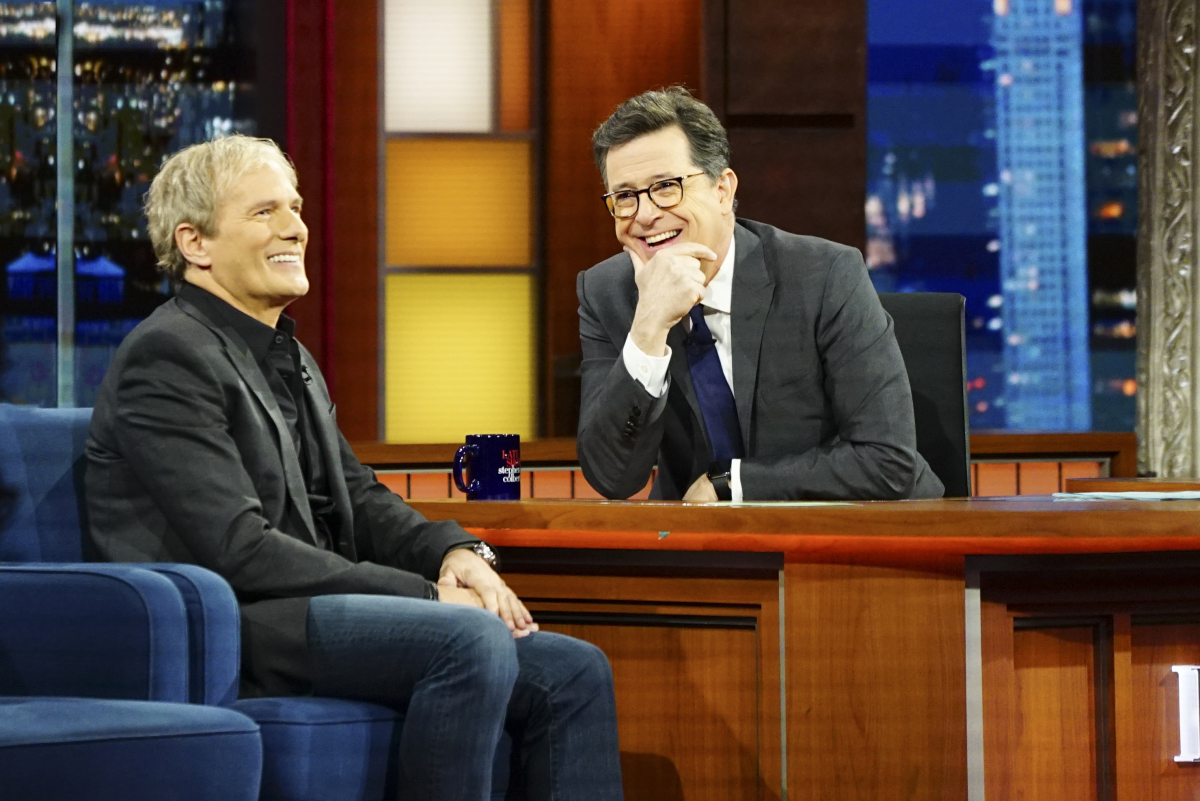 The Late Show with Stephen Colbert on Wednesday, February 1, 2017 with guests Dr. Phil, executive producer of the CBS drama series BULL; Michael Bolton; musical performance by Maren Morris (n) Photo: Mary Kouw/CBS ©2017 CBS Broadcasting Inc. All Rights Reserved