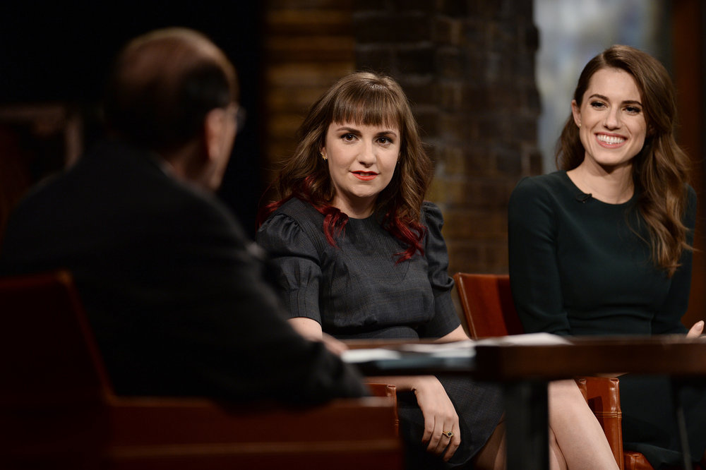 INSIDE THE ACTORS STUDIO -- "The Cast of Girls" -- Pictured: (l-r) Lena Dunham, Allison Williams -- (Photo by: Anthony Behar/Bravo)