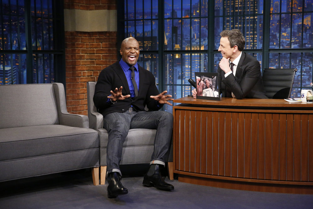 Terry Crews, Leighton Meester Appear On "Late Night With 