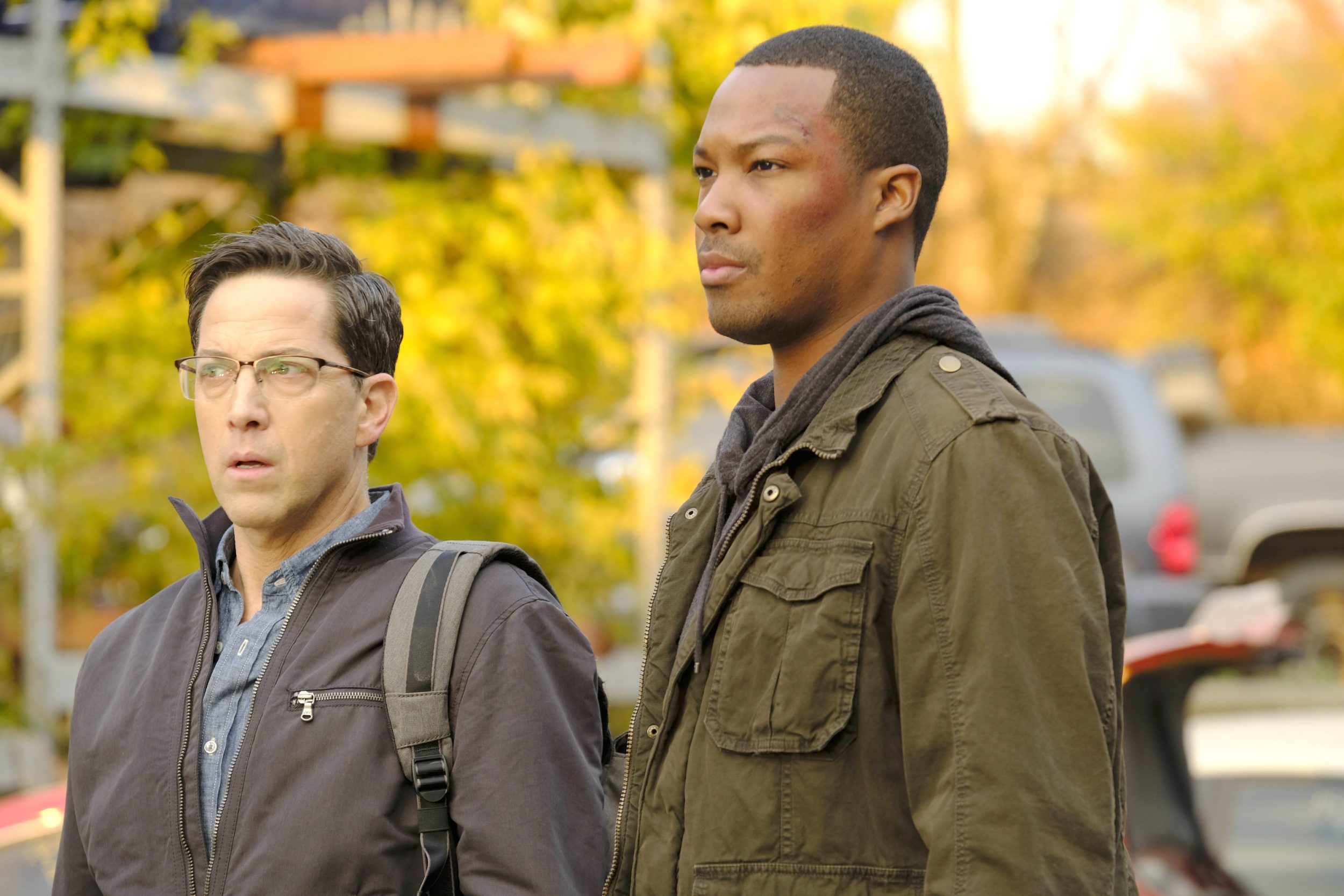 24: LEGACY: L-R: Dan Bucatinsky and Corey Hawkins in the new Ò6:00 PM-7:00 PMÓ episode of 24: LEGACY airing Monday, March 13 (8:00-9:01 PM ET/PT) on FOX. ©2017 Fox Broadcasting Co. Cr: Guy D'Alema/FOX