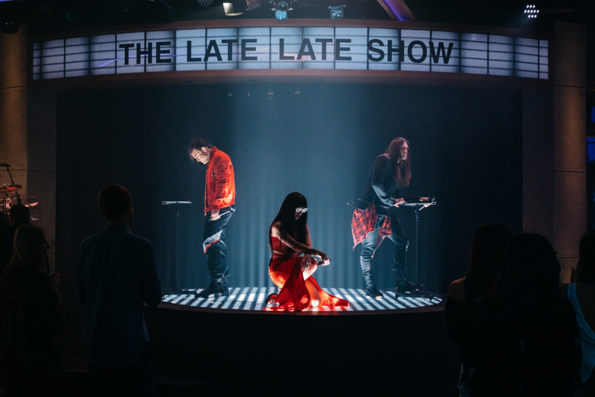 The Late Late Show with James Corden airing Tuesday, March 21, 2017, with guests Allison Williams, Darren Criss, and The Band Perry. Pictured: The Band Perry. Photo: Terence Patrick/CBS ©2017 CBS Broadcasting, Inc. All Rights Reserved