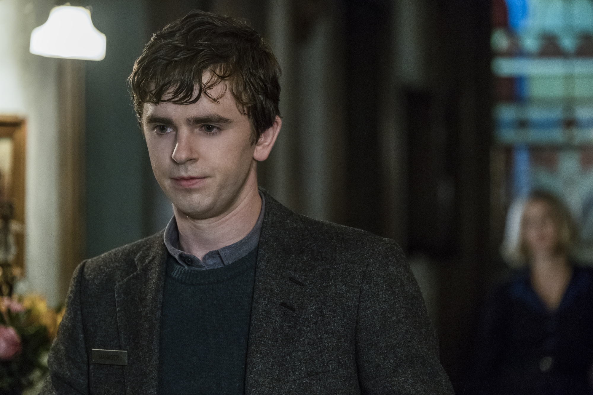 Freddie Highmore stars as Norman Bates in A&E's "Bates Motel" Photo by Cate Cameron Copyright 2017