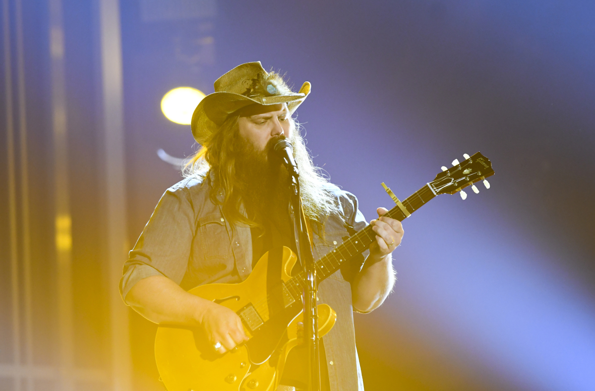 Chris Stapleton performs during rehearsal for THE 52ND ACADEMY OF COUNTRY MUSIC AWARDS®, scheduled to air LIVE from T-Mobile Arena in Las Vegas Sunday, April 2 (live 8:00-11:00 PM, ET/delayed PT) on the CBS Television Network. Photo: Michele Crowe/CBS ©2017 CBS Broadcasting, Inc. All Rights Reserved