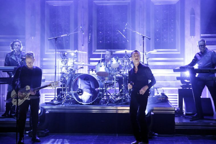 Depeche Mode Performs On "The Tonight Show Starring Jimmy Fallon