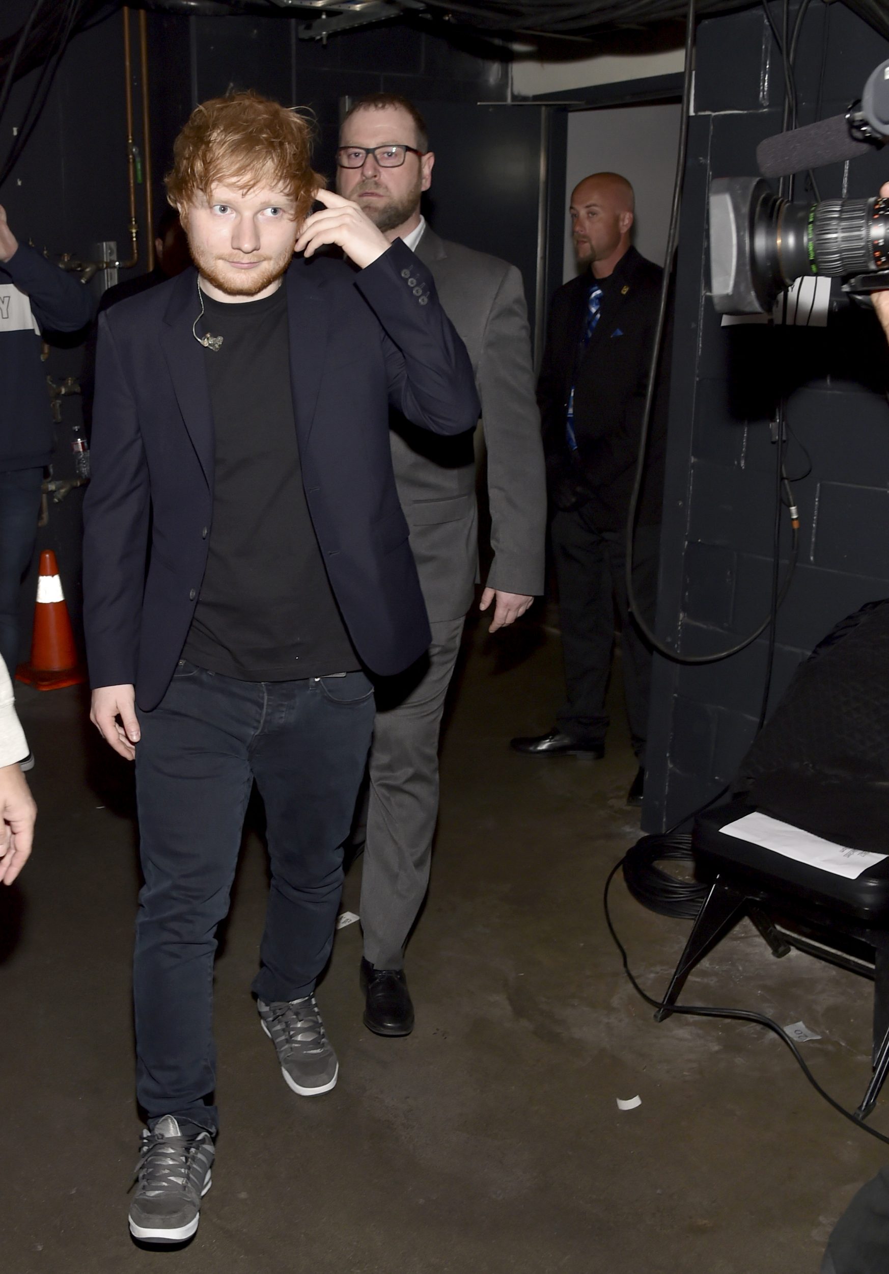INGLEWOOD, CA - MARCH 05: Singer Ed Sheeran backstage at the 2017 iHeartRadio Music Awards which broadcast live on Turner's TBS, TNT, and truTV at The Forum on March 5, 2017 in Inglewood, California. (Photo by Frazer Harrison/Getty Images for iHeartMedia) *** Local Caption *** Ed Sheeran