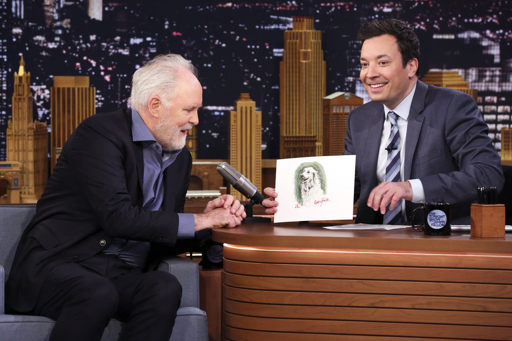 THE TONIGHT SHOW STARRING JIMMY FALLON -- Episode 0635 -- Pictured: (l-r) Actor John Lithgow during an interview with host Jimmy Fallon on March 2, 2017 -- (Photo by: Andrew Lipovsky/NBC)