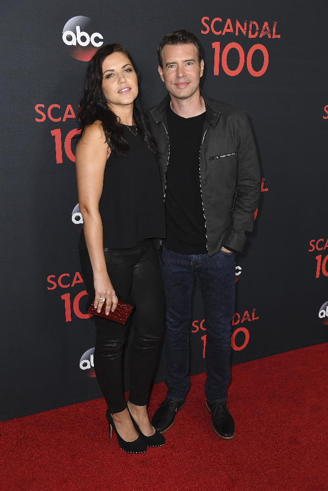SCANDAL - The cast of “Scandal” attended a 100th episode celebration in West Hollywood, CA. The 100th episode, entitled "The Decision,” airs THURSDAY, APRIL 13 (9:01-10:00 p.m. EST), on the ABC Television Network. (ABC/Todd Wawrychuk) MARIKA DOMINCZYK, SCOTT FOLEY