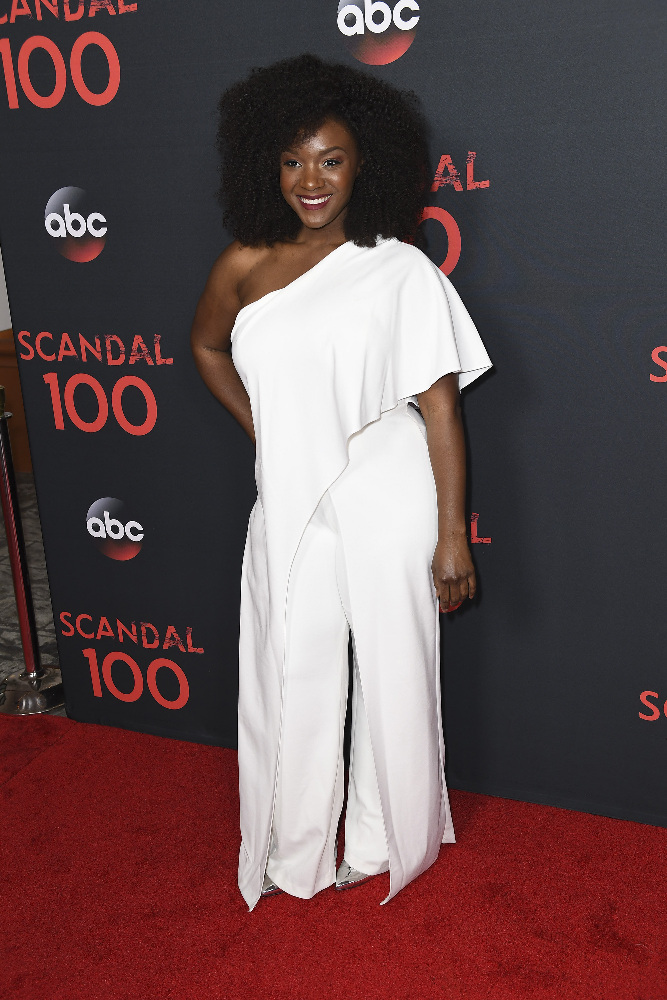 SCANDAL - The cast of “Scandal” attended a 100th episode celebration in West Hollywood, CA. The 100th episode, entitled "The Decision,” airs THURSDAY, APRIL 13 (9:01-10:00 p.m. EST), on the ABC Television Network. (ABC/Todd Wawrychuk) SAYCON SENGBLOH