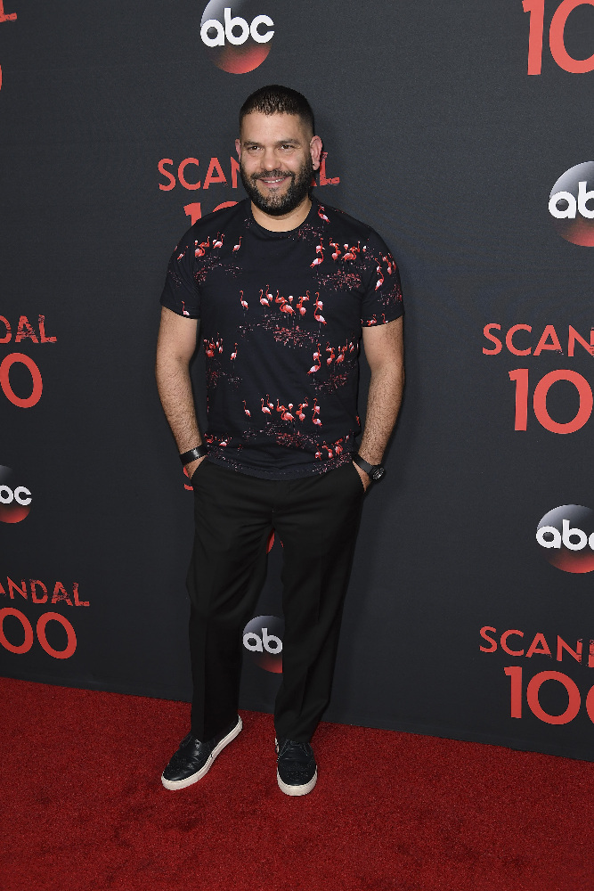 SCANDAL - The cast of “Scandal” attended a 100th episode celebration in West Hollywood, CA. The 100th episode, entitled "The Decision,” airs THURSDAY, APRIL 13 (9:01-10:00 p.m. EST), on the ABC Television Network. (ABC/Todd Wawrychuk) GUILLERMO DIAZ