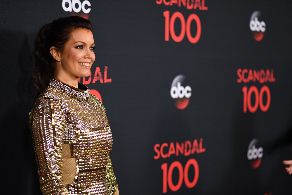 SCANDAL - The cast of “Scandal” attended a 100th episode celebration in West Hollywood, CA. The 100th episode, entitled "The Decision,” airs THURSDAY, APRIL 13 (9:01-10:00 p.m. EST), on the ABC Television Network. (ABC/Todd Wawrychuk) BELLAMY YOUNG