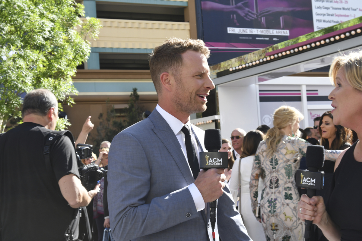 Dierks Bentley on the red carpet for THE 52ND ACADEMY OF COUNTRY MUSIC AWARDS®, scheduled to air LIVE from T-Mobile Arena in Las Vegas Sunday, April 2 (live 8:00-11:00 PM, ET/delayed PT) on the CBS Television Network. Photo: Michele Crowe/CBS ©2017 CBS Broadcasting, Inc. All Rights Reserved