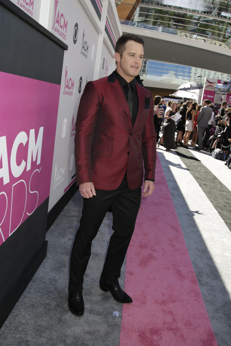 Easton Corbin on the red carpet at THE 52ND ACADEMY OF COUNTRY MUSIC AWARDS®, broadcast LIVE from T-Mobile Arena in Las Vegas Sunday, April 2 (live 8:00-11:00 PM, ET/delayed PT) on the CBS Television Network. Photo: Francis Specker/CBS ©2017 CBS Broadcasting, Inc. All Rights Reserved