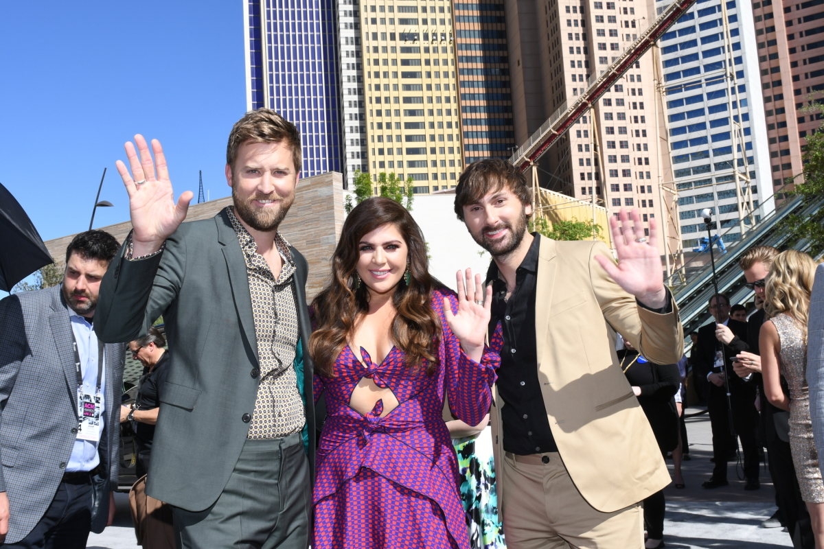 Lady Antebellum on the red carpet for THE 52ND ACADEMY OF COUNTRY MUSIC AWARDS®, scheduled to air LIVE from T-Mobile Arena in Las Vegas Sunday, April 2 (live 8:00-11:00 PM, ET/delayed PT) on the CBS Television Network. Photo: Michele Crowe/CBS ©2017 CBS Broadcasting, Inc. All Rights Reserved