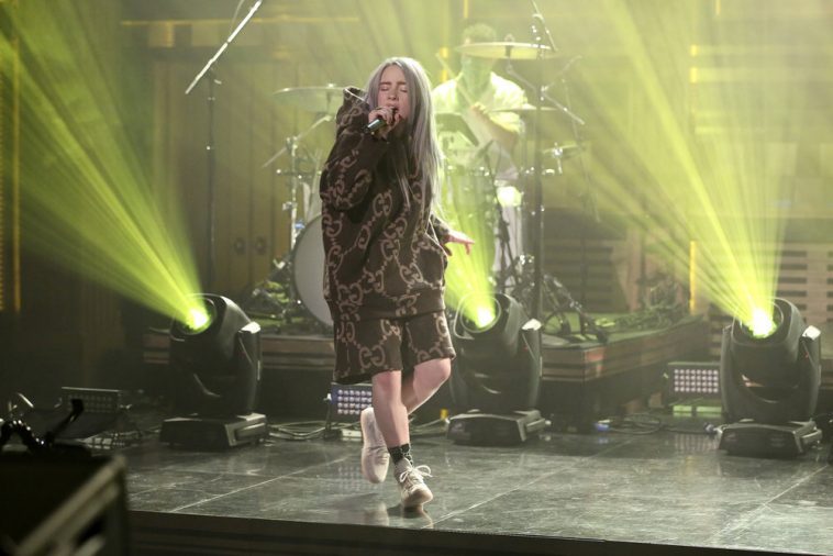 Billie Eilish Performs On "The Tonight Show Starring Jimmy Fallon"