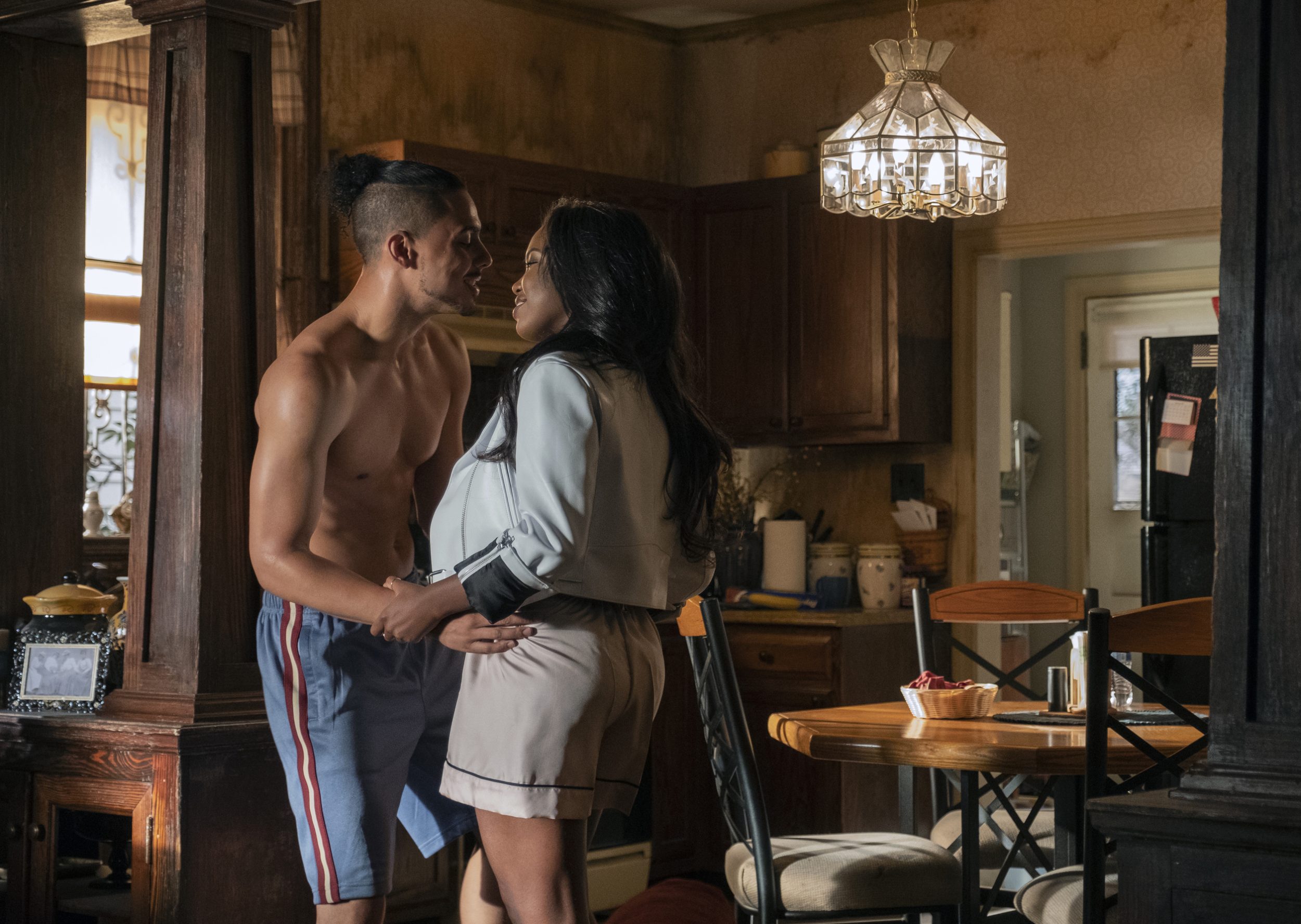 STAR: Quincy Brown and Ryan Destiny in the "Secrets & Lies" S...