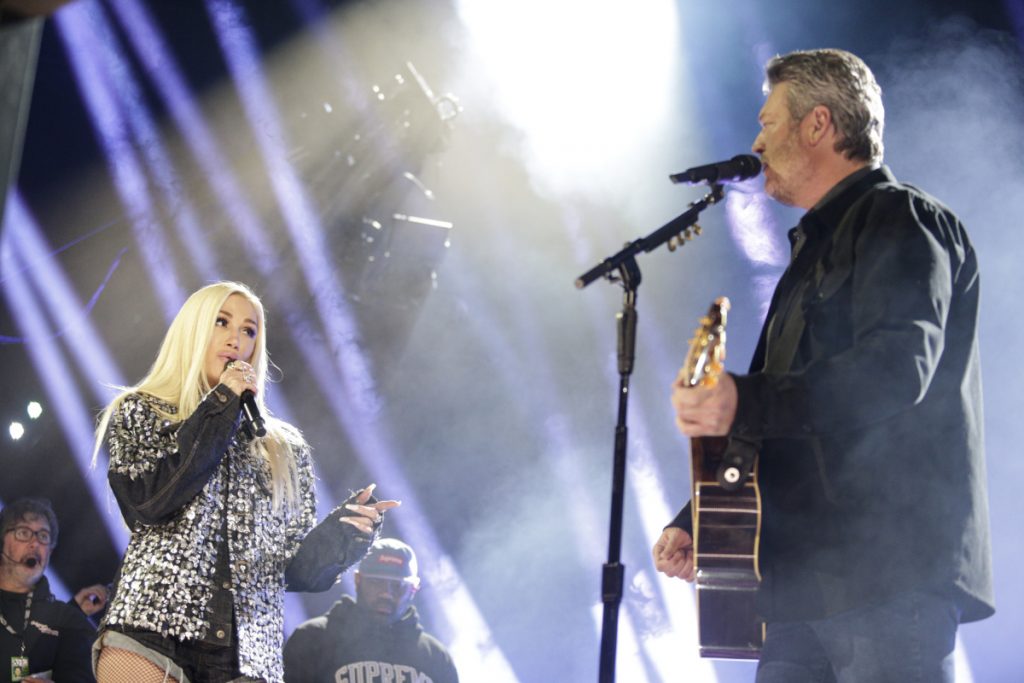 Blake Shelton & Gwen Stefani Spotted At Rehearsals For Sunday's Grammy ...