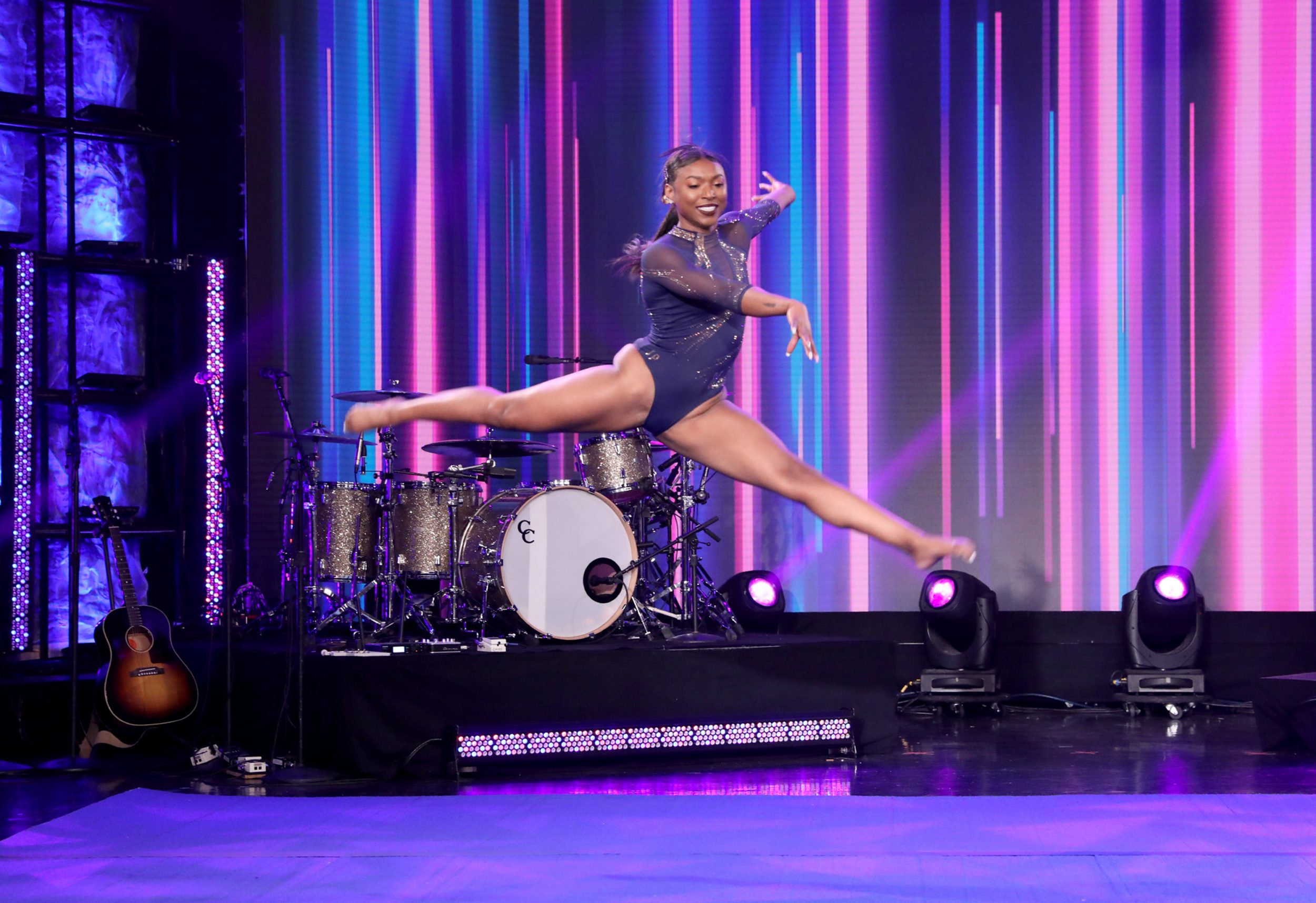 Ucla Gymnast Nia Dennis Appears On Ellen Degeneres Show