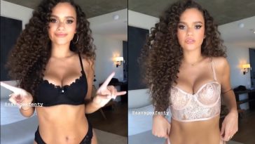 Best Madison Pettis Looks Beautiful As She Poses In Sexy Lingerie For Savage X Fenty Campaign