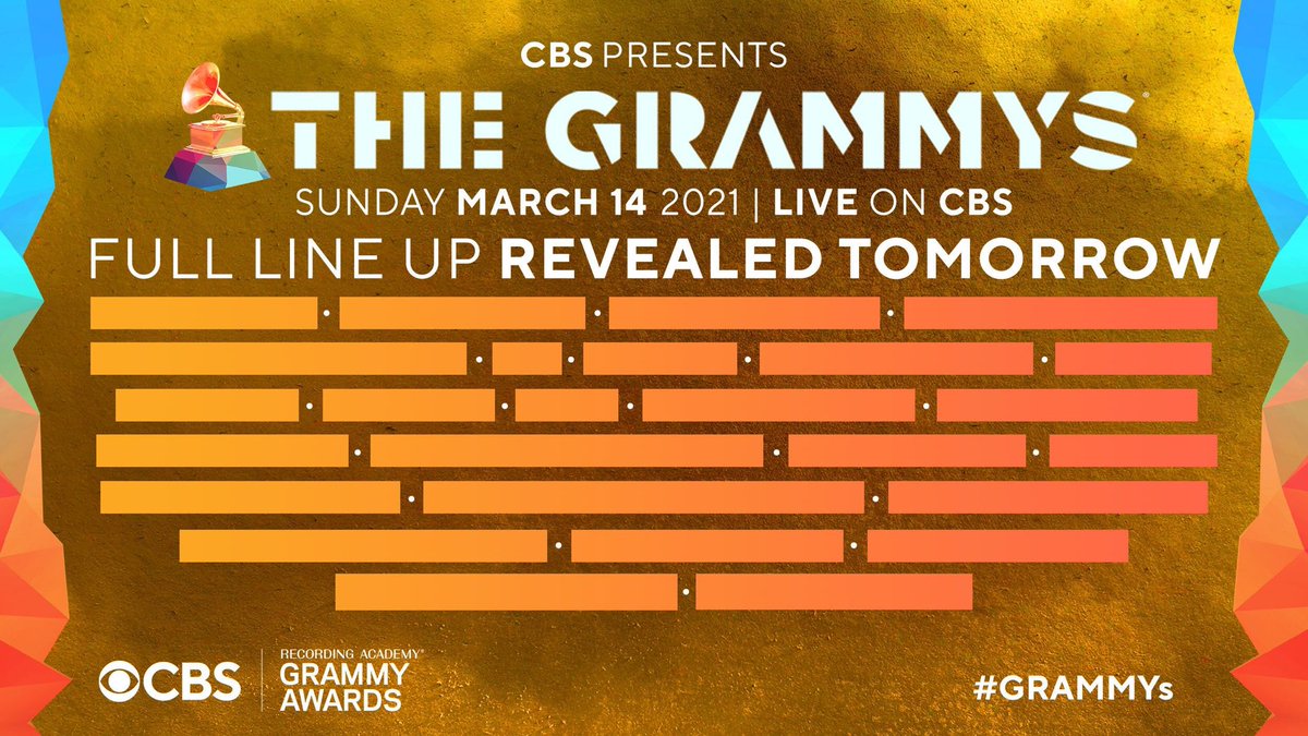 CBS To Reveal Full List Of 2021 Grammy Awards Performers On Sunday, March 7