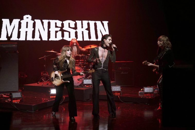 Look: MANESKIN Performs On "The Tonight Show Starring Jimmy Fallon"