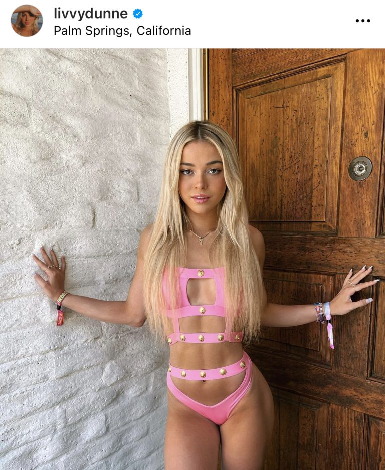 Livvy Dunne Rocks Stunning Pink Coachella Outfit, Looks Beautiful In