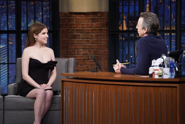 Anna Kendrick Appears For Interview On Late Night With Seth Meyers