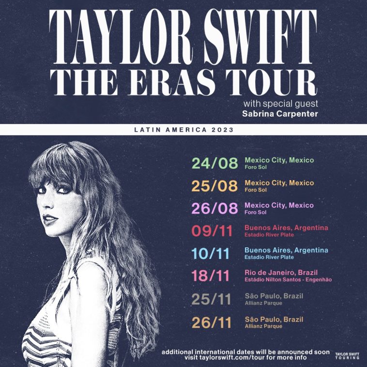 Taylor Swift Eras Tour Dates And Openers