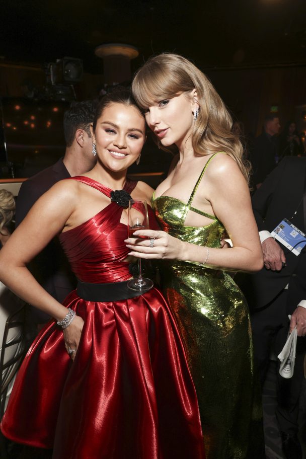 Selena Gomez, Taylor Swift Look Stunning During Golden Globe Awards ...
